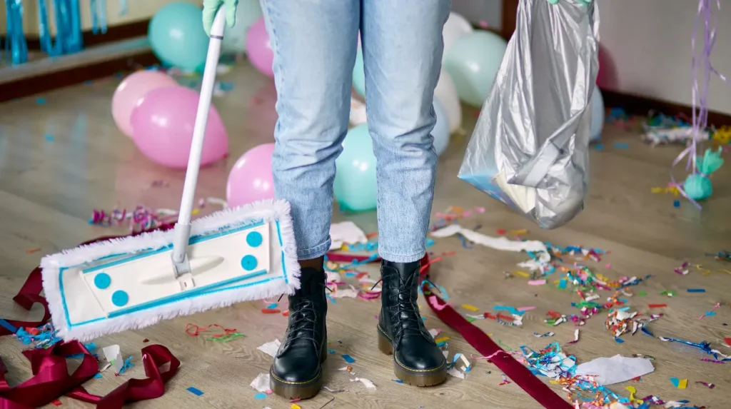 What people forget to clean after house parties in Manchester