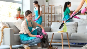 Why do neighbors complain after parties in Manchester buildings