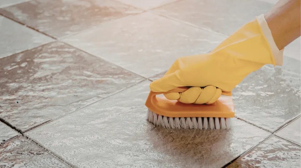 Muddy Tracks from Streets Ruining Clean Bolton Hallways