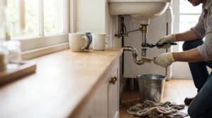 Forgotten Under-Sink Clutter Growing Bee Cleaning Services Cabinet Refresh Services Cheadle