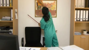 High Dust Layers Above Eye Level Bee Cleaning Services Complete Curtain Coverage Cleaning Solutions