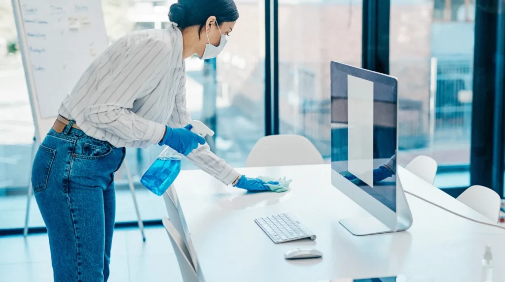 Pub Tables Still Contaminated Post-Clean Bee Cleaning Services Thorough Antiviral Deep Sanitisation