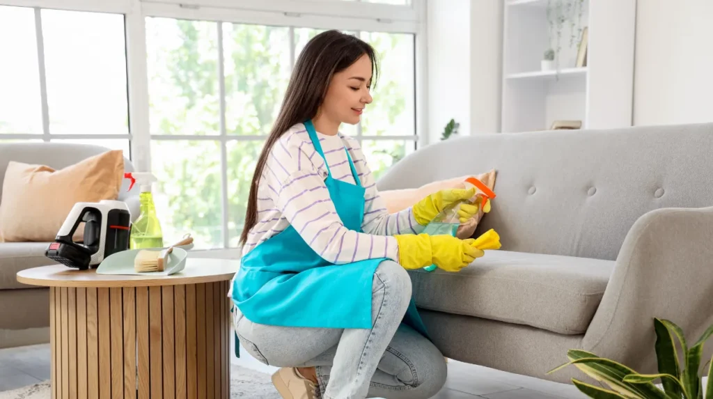 Sticky Residue Left on Sofas After Cleans: Residue-Free Upholstery Refresh in Bury