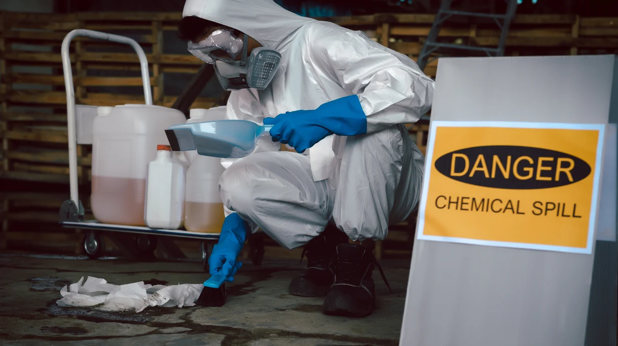 Messy Residues Not Addressed Properly Complete Spill Cleanup for Bury Residences