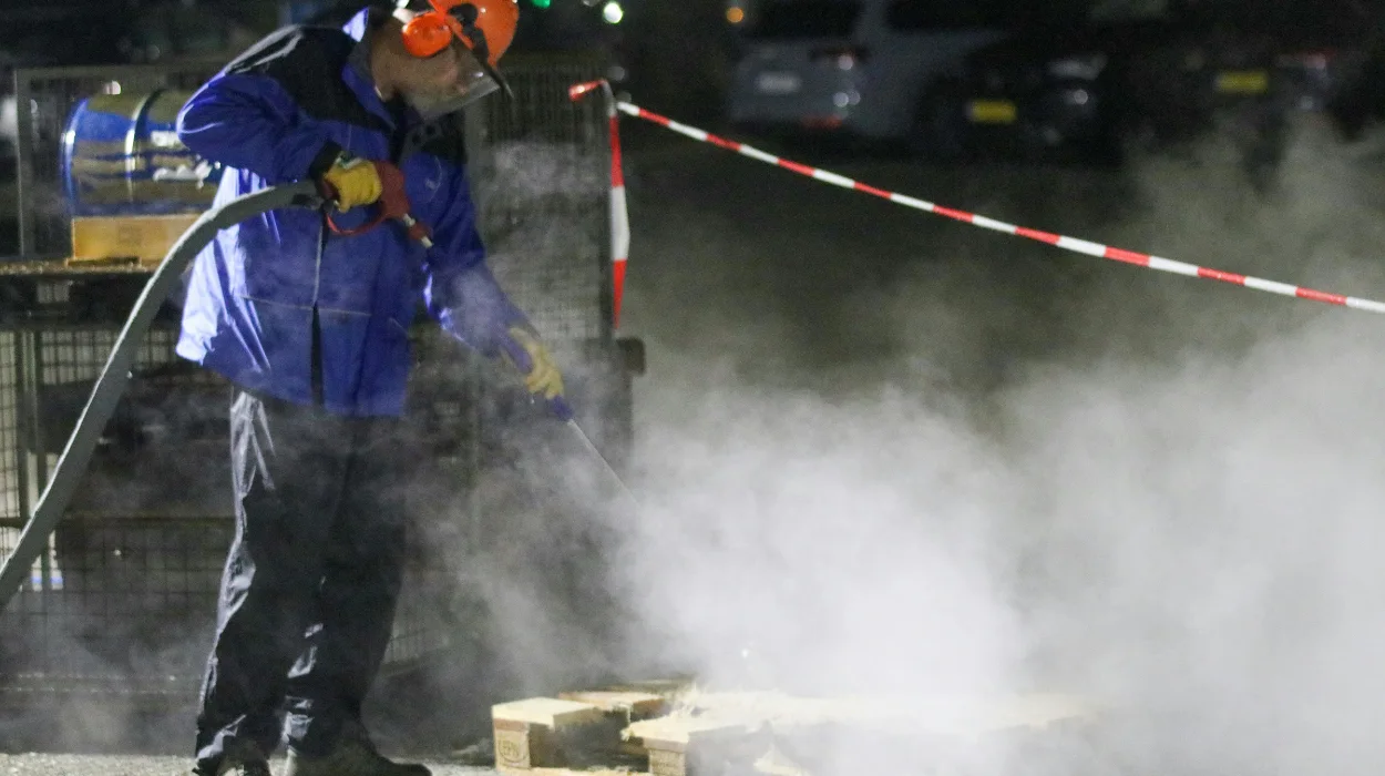 Silica Dust Clouds After Extensions Bee Cleaning Services Lung-Safe Post-Construction Air Purification