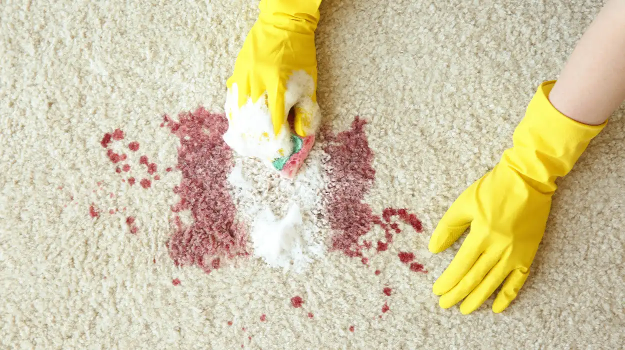 Vomit Stains Seeping Into Carpets Bee Cleaning Services Deep Party Mess Extraction for Cheadle
