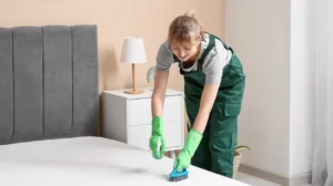 How much sweat does a mattress cleaning in Farnworth absorb in a year?