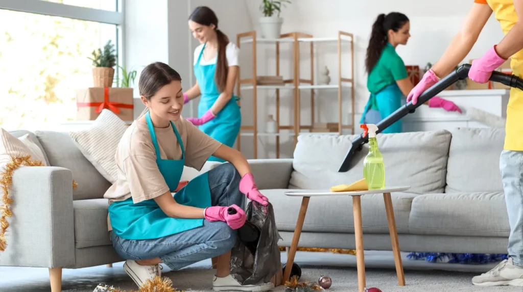 Before & After: Party Cleaning Results in Oldham